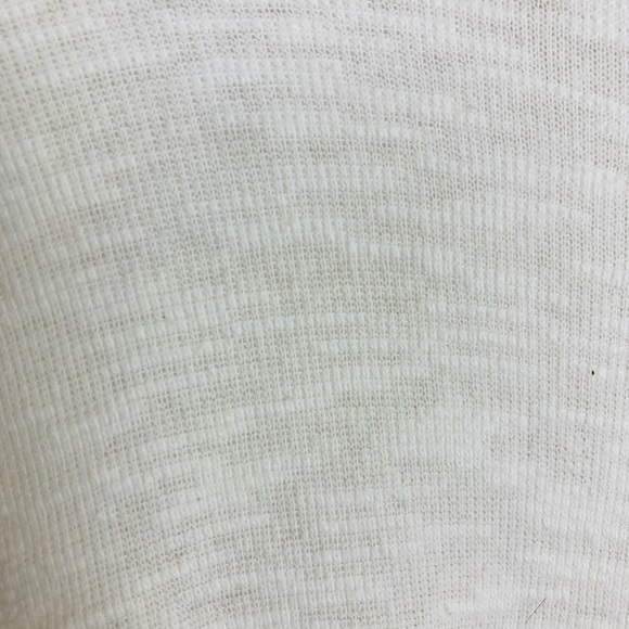 We the free cream/white split back textured turtleneck with slight sheerness. S - Picture 4 of 6